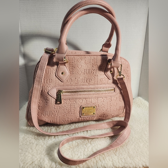 Juicy Couture Pink Taffy Daydreamer satchel. - Picture 3 of 15